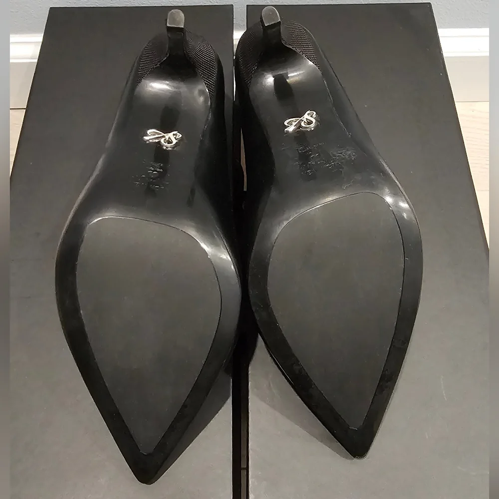 *BRAND NEW* Antonia Saint NY Victoria 2.0 Custom Fit High Heel Black Pointed Toe - Picture 7 of 10